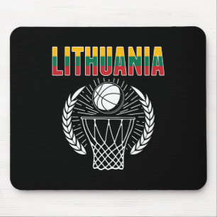 Tapis De Souris Lituanie Bysketbyll Fans Jersey Lituanien Sport