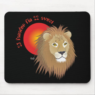 Tapis De Souris Liun 23 fanadur fin 22 avust Mauspad