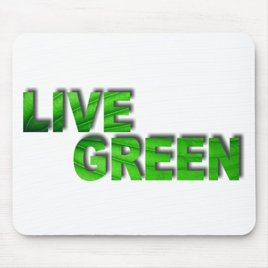 Tapis De Souris Live Green (Devant)