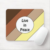 Tapis De Souris Live in Peace- Racial Harmony (Avec souris)