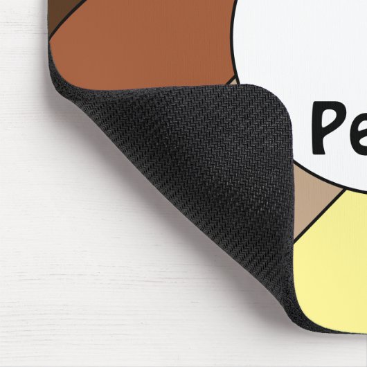 Tapis De Souris Live in Peace- Racial Harmony: (Coin)