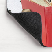 Tapis De Souris Livre de recettes de lecture de chats (Coin)