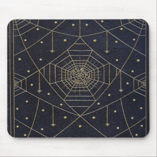 Tapis De Souris Livre des étoiles de soie de l'araignée tombée