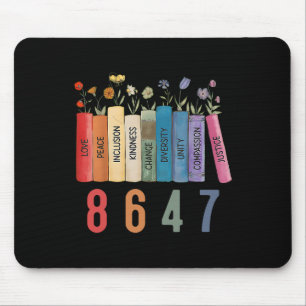 Tapis De Souris Livre sur l'égalité des droits Fleur 8647 Trump Fé