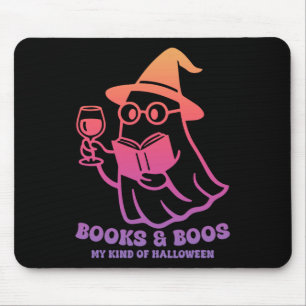 Tapis De Souris Livres Et Livres Mon Genre D'Halloween Funny Boo H