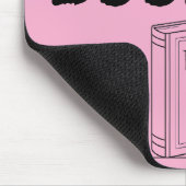 Tapis de souris livresque rose bébé (Coin)