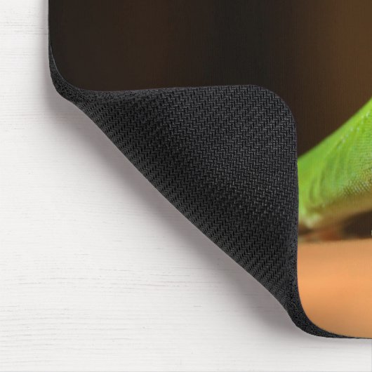 Tapis De Souris Lizard d'oignon vert avec Thraot rouge (Coin)