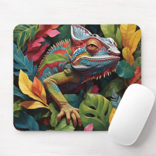 Tapis De Souris Lizard Leaves & Colour