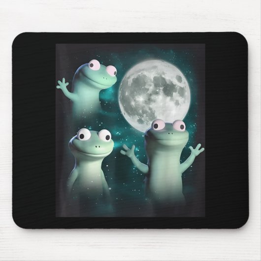 Tapis De Souris Lizard Lizard Lizard Lizard Funny Lizard Moon Tren (Devant)