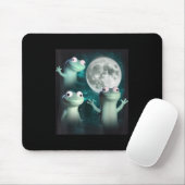 Tapis De Souris Lizard Lizard Lizard Lizard Funny Lizard Moon Tren (Avec souris)
