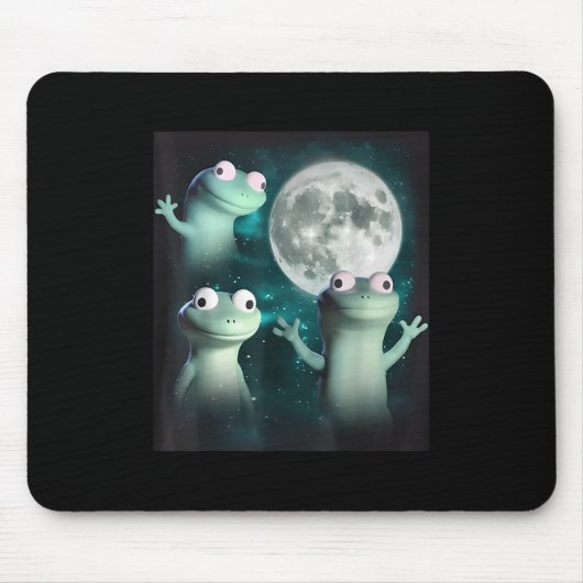 Tapis De Souris Lizard Lizard Lizard Lizard Funny Lizard Moon Tren (Devant)