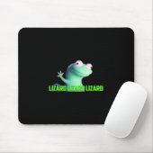 Tapis De Souris Lizard Lizard Lizard Lizard Funny Weirdcore meme V (Avec souris)