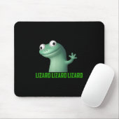 Tapis De Souris Lizard Mème Lizard Lizard Lizard Lizard Drôle Grap (Avec souris)