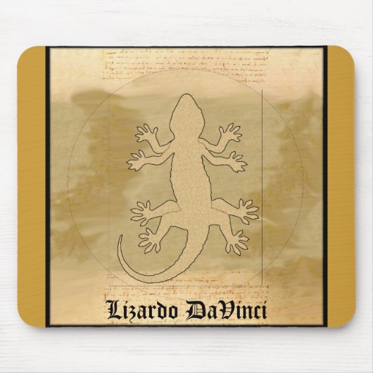 Tapis De Souris Lizardo DaVinci (Devant)