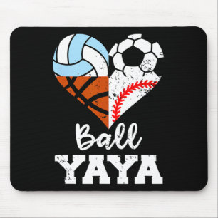 Tapis De Souris Ll Yaya Football Vendre Sketll Volleyll Joueur Yay