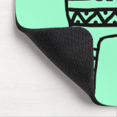 Tapis De Souris Llama-BW (Coin)