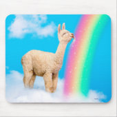 Tapis De Souris Llama Licking Rainbow (Devant)