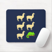Tapis De Souris Llama Llama Llama Llama Chameleon (Avec souris)