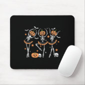 Tapis De Souris Llet Citrouille Squelette effrayant Halloween Homm (Avec souris)