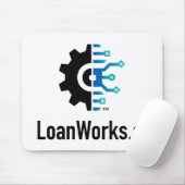Tapis De Souris LoanWorks.ai Pad de souris - Blanc (Avec souris)