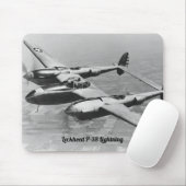 Tapis De Souris Lockheed P-38 Lightning aircraft photograph (Avec souris)
