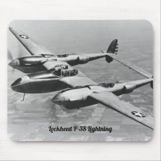Tapis De Souris Lockheed P-38 Lightning aircraft photograph