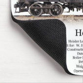 Tapis De Souris Locomotive de notation de Heisler (Coin)