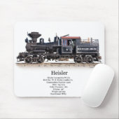 Tapis De Souris Locomotive de notation de Heisler (Avec souris)
