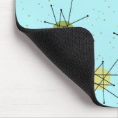 Tapis De Souris L'oeuf Starbursts atomique iconique bleu Mousepad (Coin)