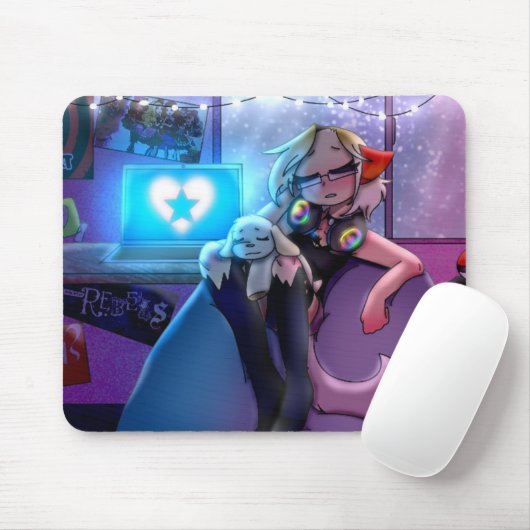 Tapis De Souris Lofi Gloryheart Mousepad (Avec souris)