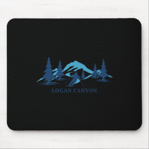 Tapis De Souris Logan Canyon Utah Station de ski Ski Ski