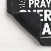 Tapis De Souris Logique de la bibliothèque : Priez d'abord, réfléc (Coin)