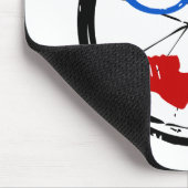 Tapis De Souris Logo artistique frais de triathlon (Coin)