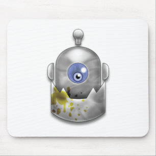 Tapis De Souris Logo avide de robot
