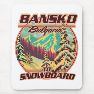 Tapis De Souris logo Bankso Bulgarie pour snowboard