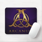 Tapis De Souris Logo/bleu d'Arcanum de Mousepad (Avec souris)