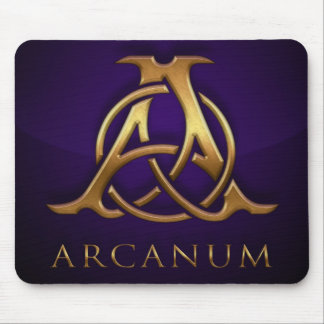 Tapis De Souris Logo/bleu d'Arcanum de Mousepad