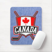 Tapis De Souris Logo canadien de hockey (Avec souris)
