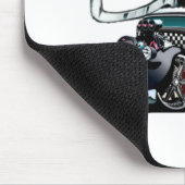 Tapis De Souris Logo de boisson alcoolisée de hot rod (Coin)