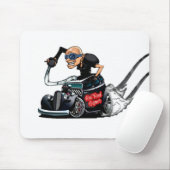 Tapis De Souris Logo de boisson alcoolisée de hot rod (Avec souris)