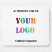 Tapis De Souris Logo de Custom Business (Devant)