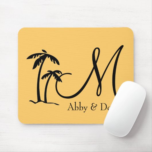 Tapis De Souris Logo de destination do-it-yourself Palm Tree (Avec souris)
