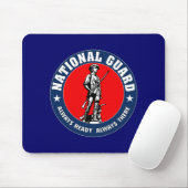 Tapis De Souris Logo de garde nationale d'armée (Avec souris)