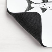 Tapis De Souris Logo de grand barracuda (Coin)