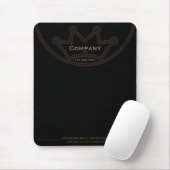Tapis De Souris Logo de la Couronne Mousepad (Avec souris)