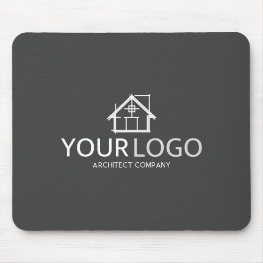 Tapis De Souris Logo de la société d'architecture de démarrage d'e (Devant)