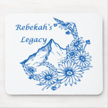 Tapis de souris Logo de l'héritage de Rebekah 