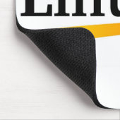 Tapis De Souris Logo de Linux avec des produits de Tux (Coin)