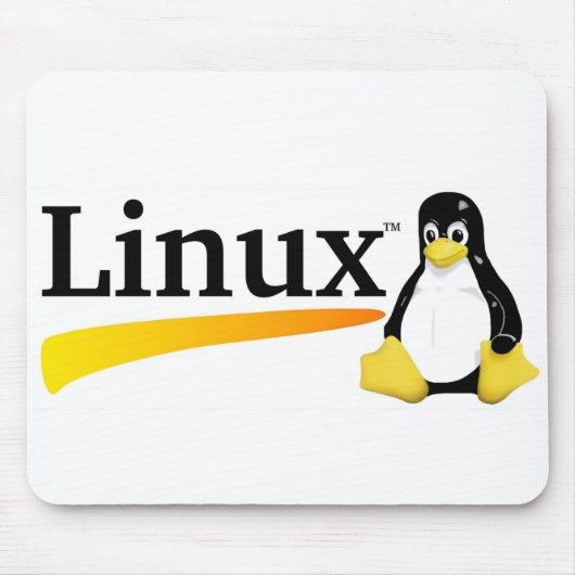 Tapis De Souris Logo de Linux avec des produits de Tux (Devant)