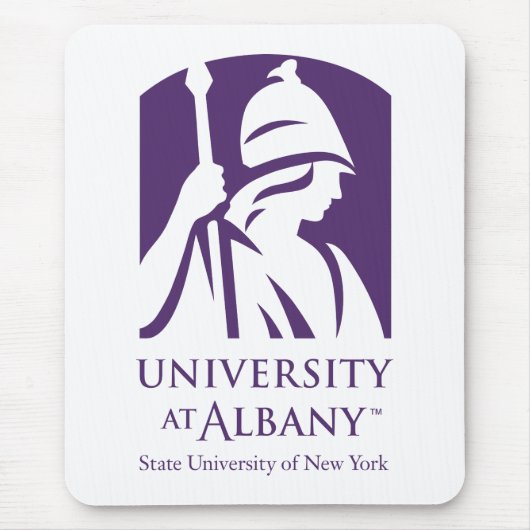 Tapis De Souris Logo de l'Université d'Albany (Devant)